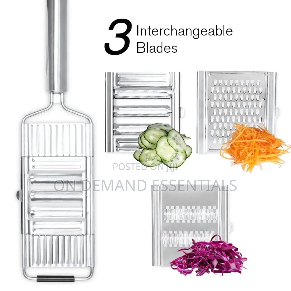 3 in 1 Vegetable Slicer Multi-Purpose Grater Cutter Peeler
