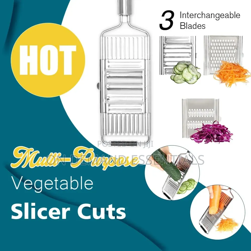 3 in 1 Vegetable Slicer Multi-Purpose Grater Cutter Peeler