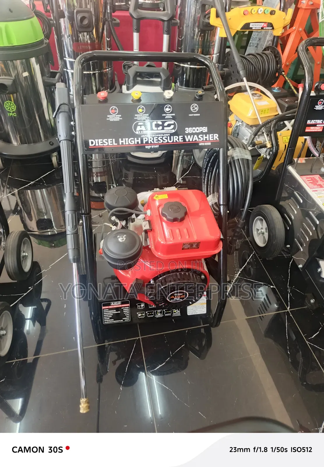 8hp Diesel Pressure Washer 3600PSI