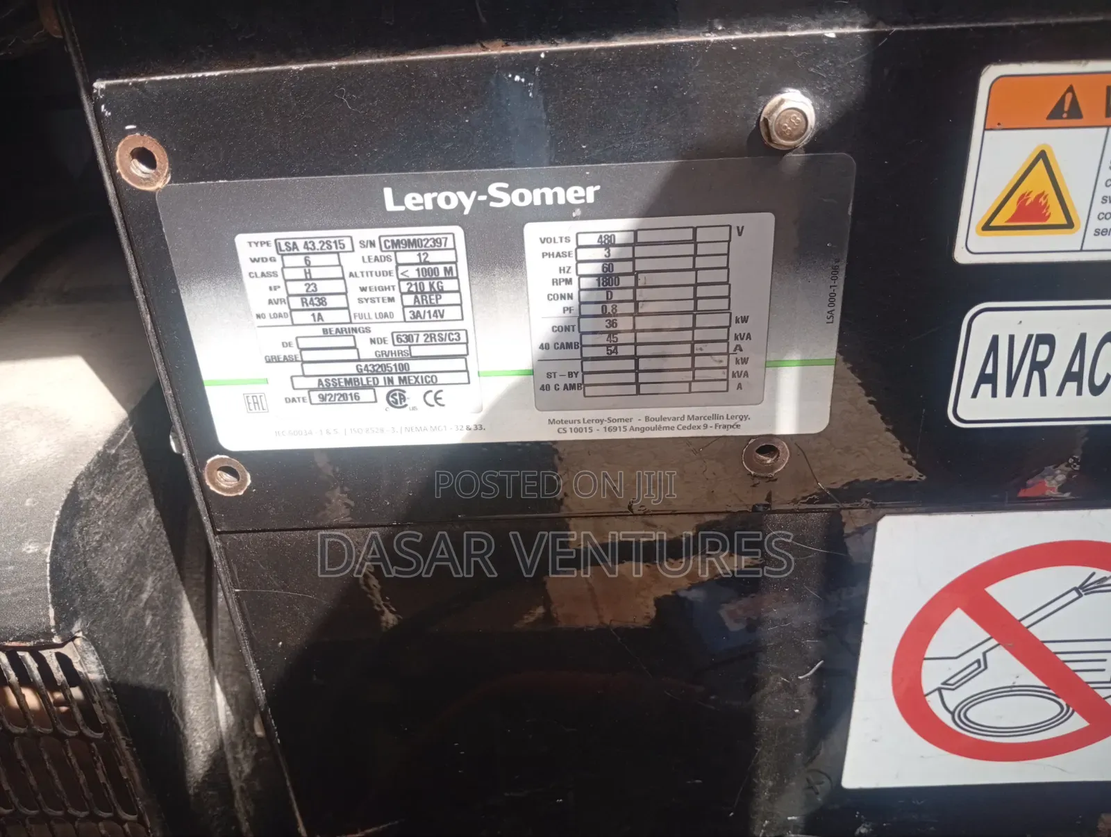 Generator Ex UK 30kva - Atlas