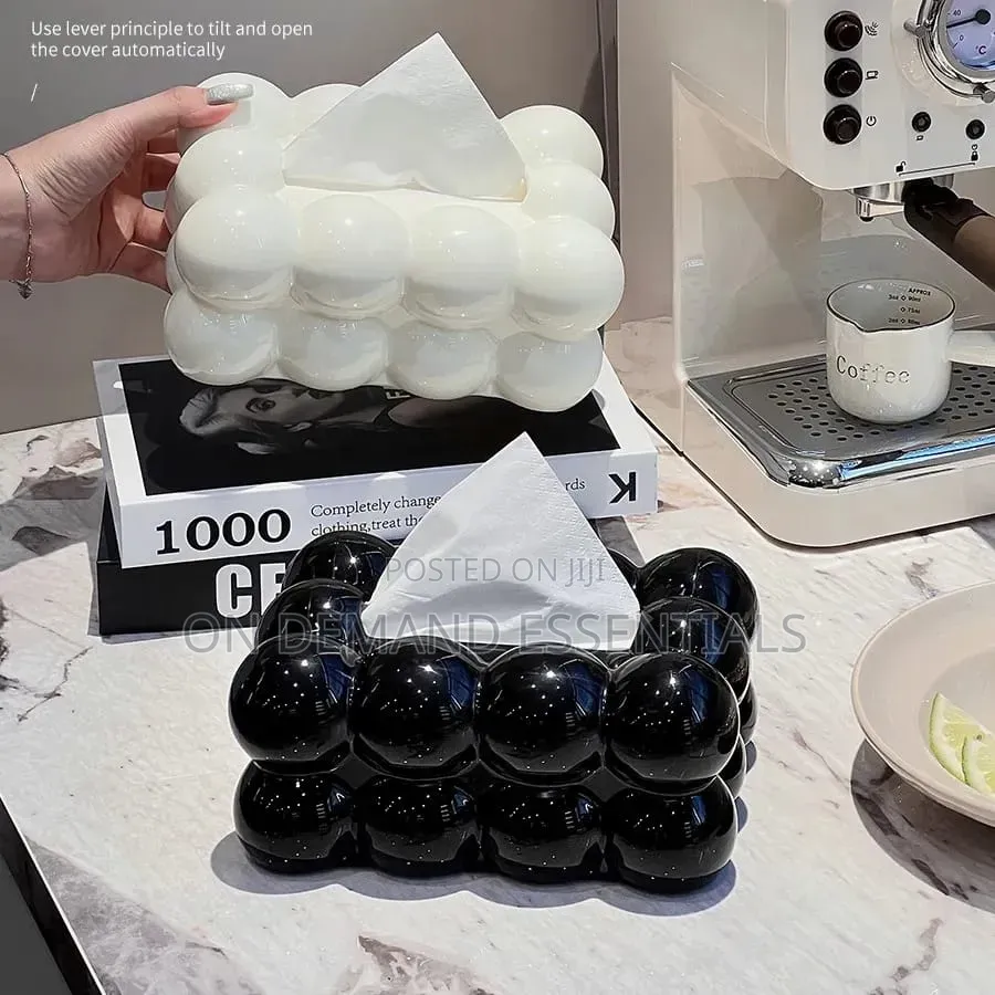 Luxurious Bubble Design Tissue Box