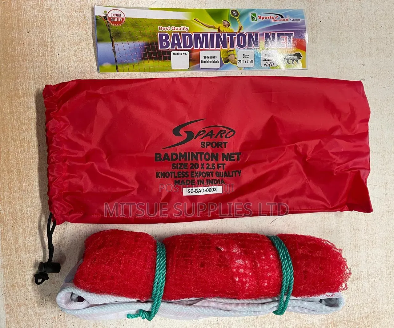 Badminton Nylon Net 20 X 2.5 FT