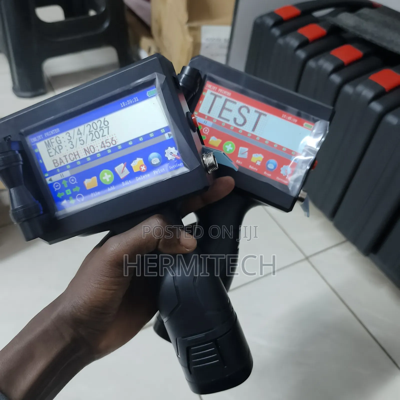 Handheld Inkjet Printer for Warehouse and Inventory Labels