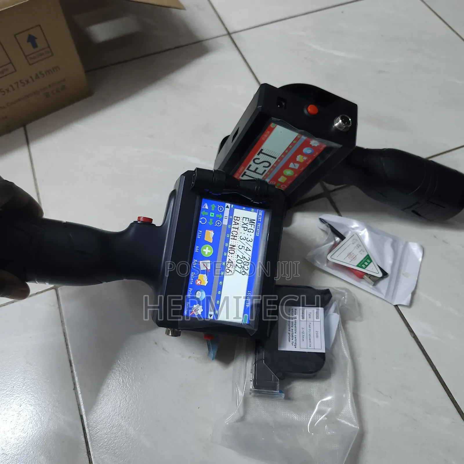 Handheld Inkjet Printer for Barcode and QR Code Printing