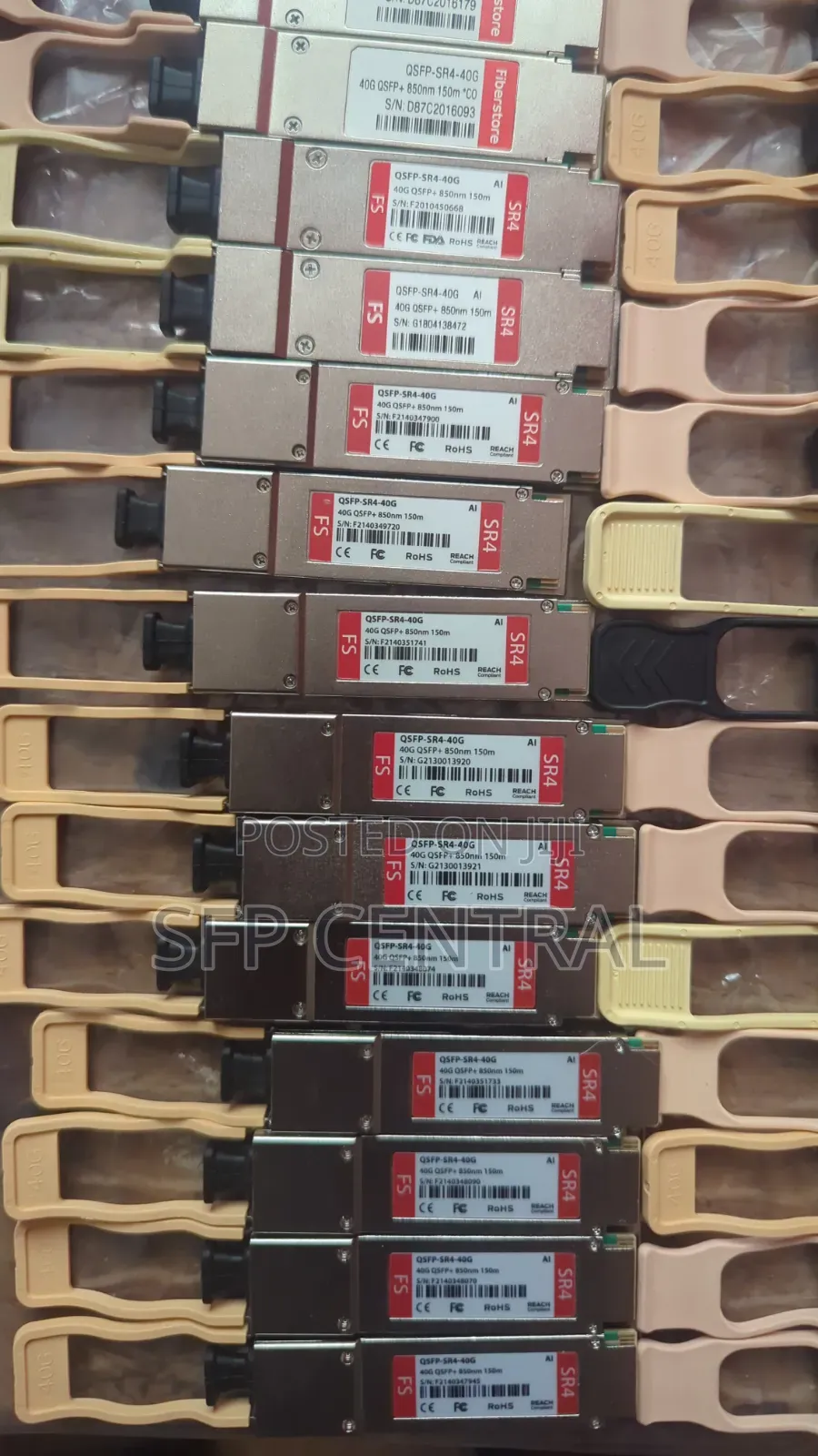 Fs QSFP-40g Sr4 850nm 150m for HP/Aruba Switches