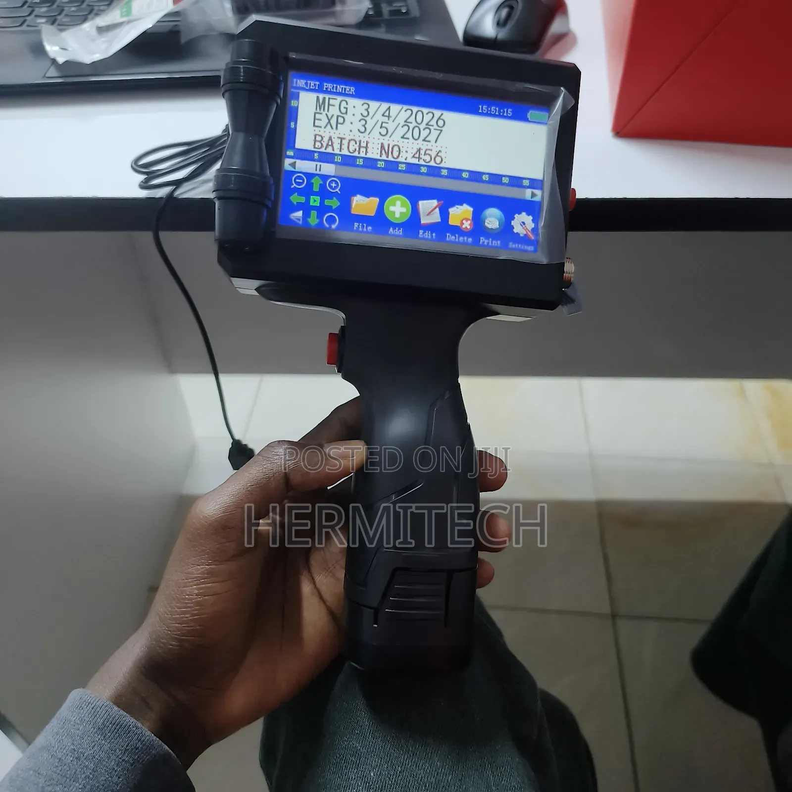Handheld Inkjet Coding Printer for Packaging Applications