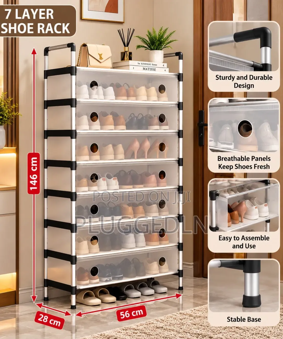 7-Layer Strong Shoe Rack.