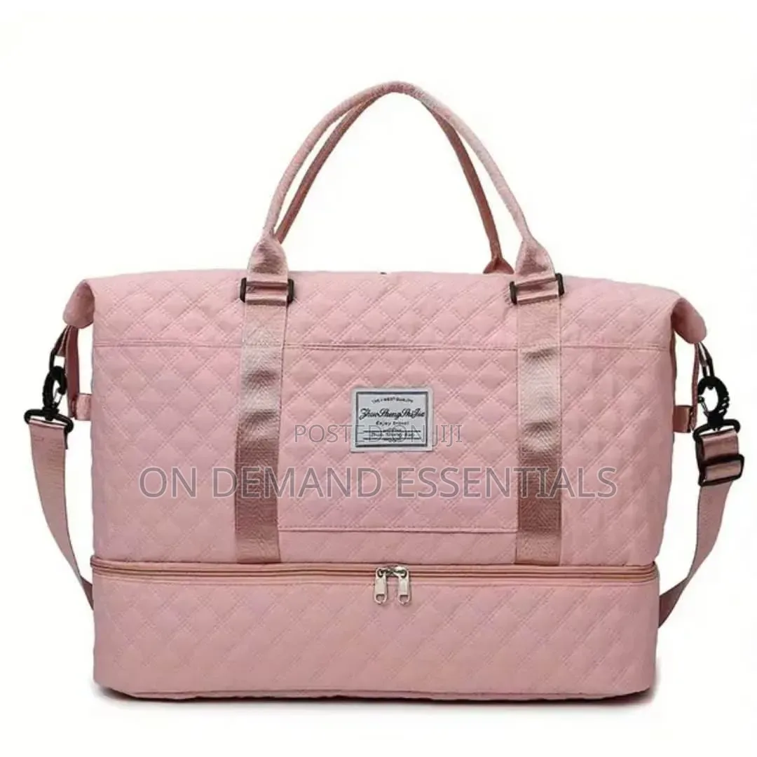 2in1 Compartment Duffle Bags Shoe Bottom Compartment