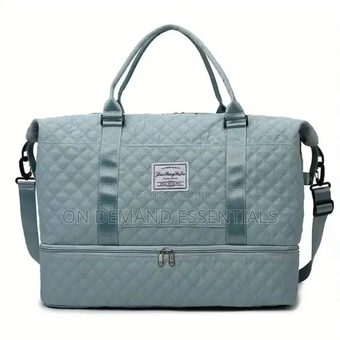 2in1 Compartment Duffle Bags Shoe Bottom Compartment