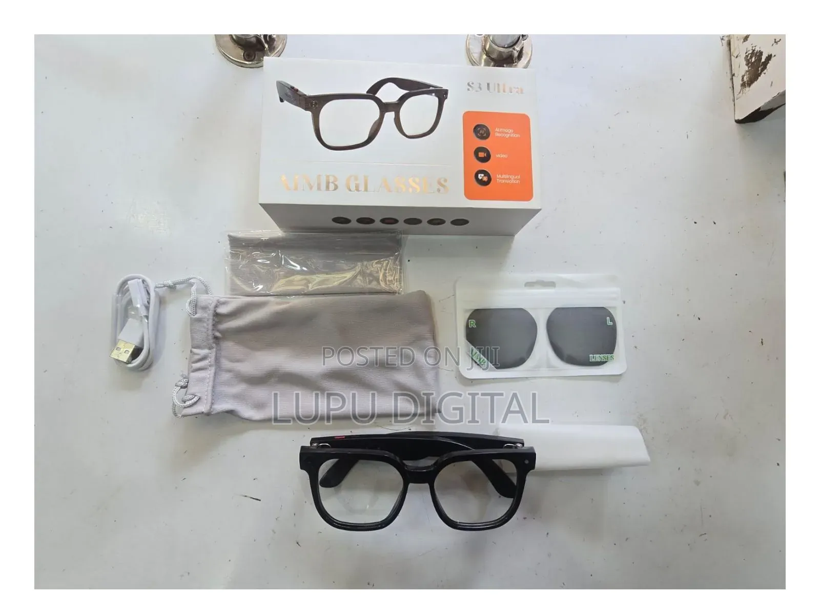 S3 Smart AI Glasses With Wifi/ Camera and BT