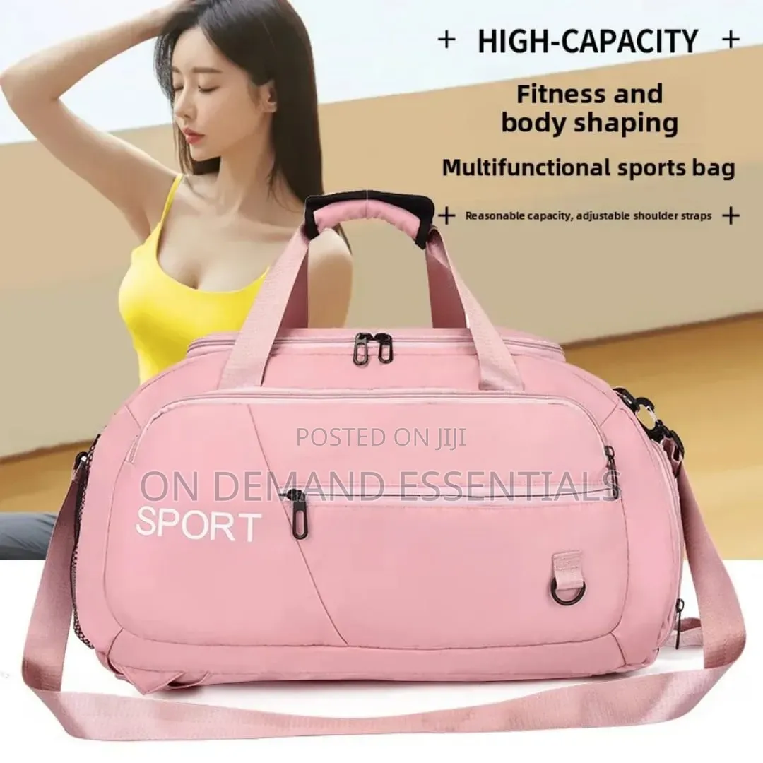 Sports Duffle Bag With Shoe Compartment
