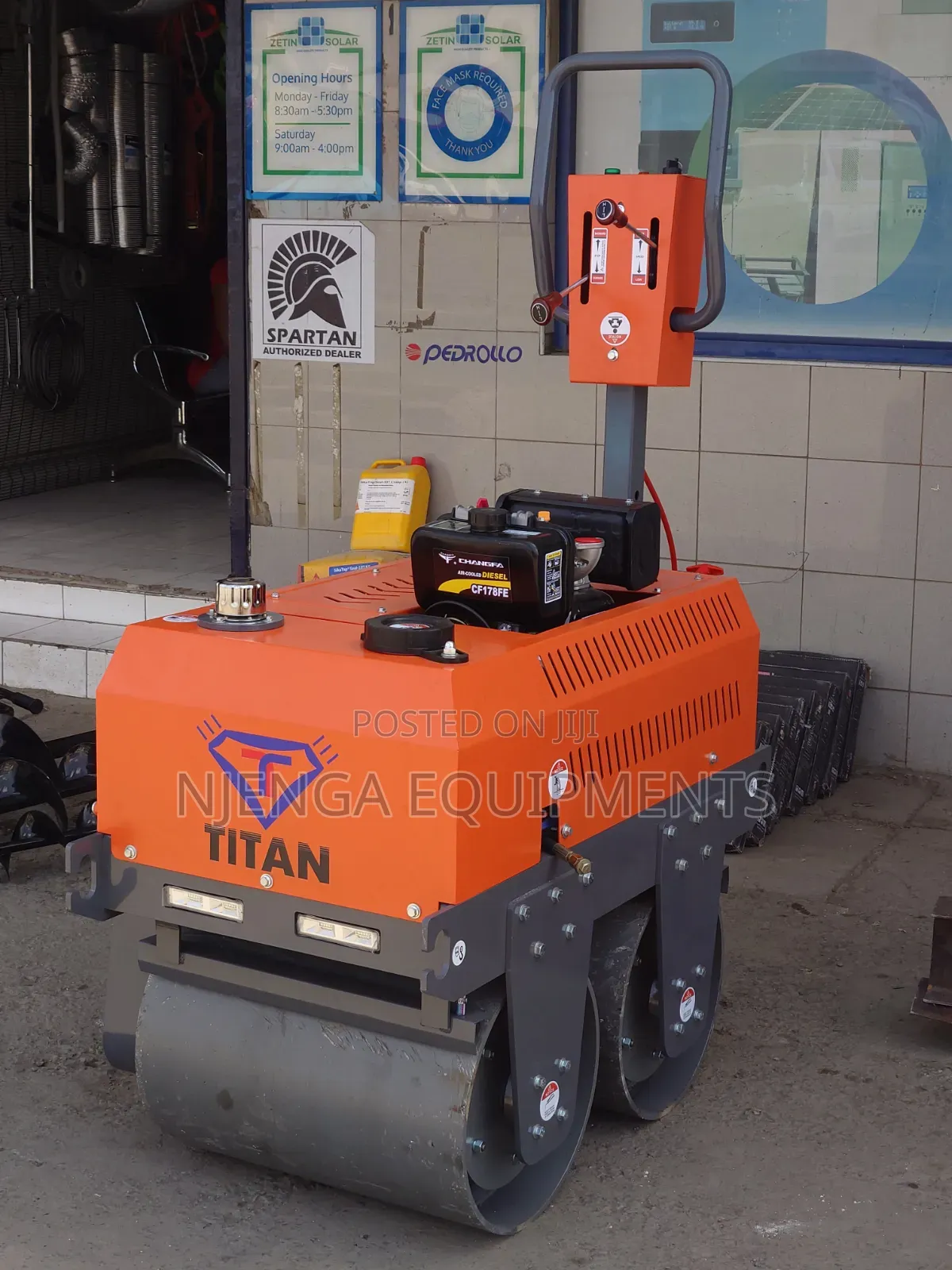 Titan Double Drum Roller 2.4tonnes