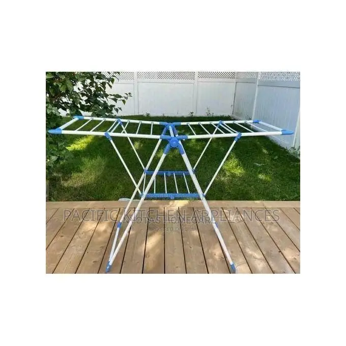 Foldable/Portable Clothes Drying and Hanging Rack(Assembled)