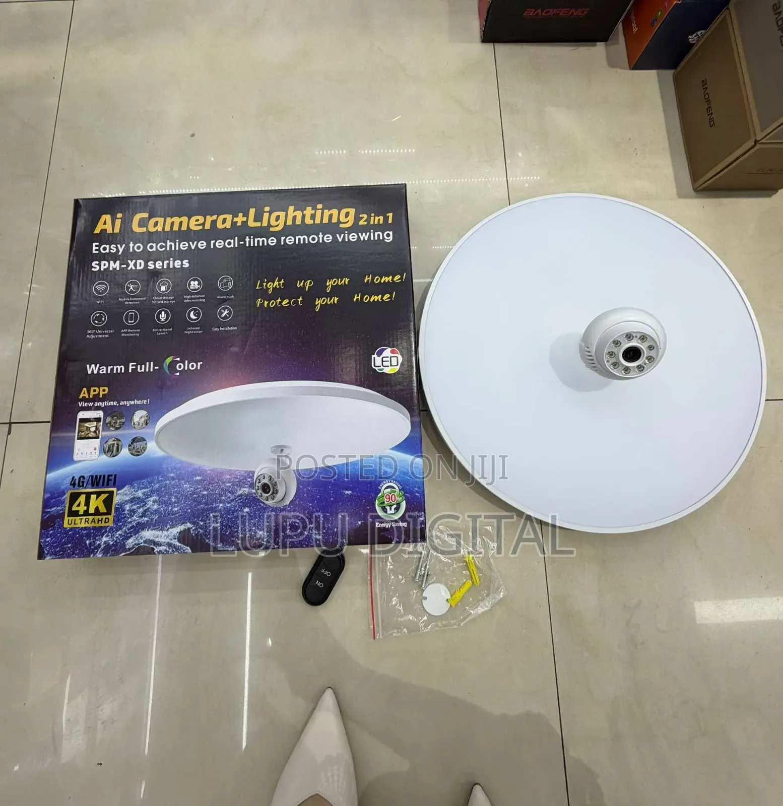 K07 Wifi Ceiling Light With Camera