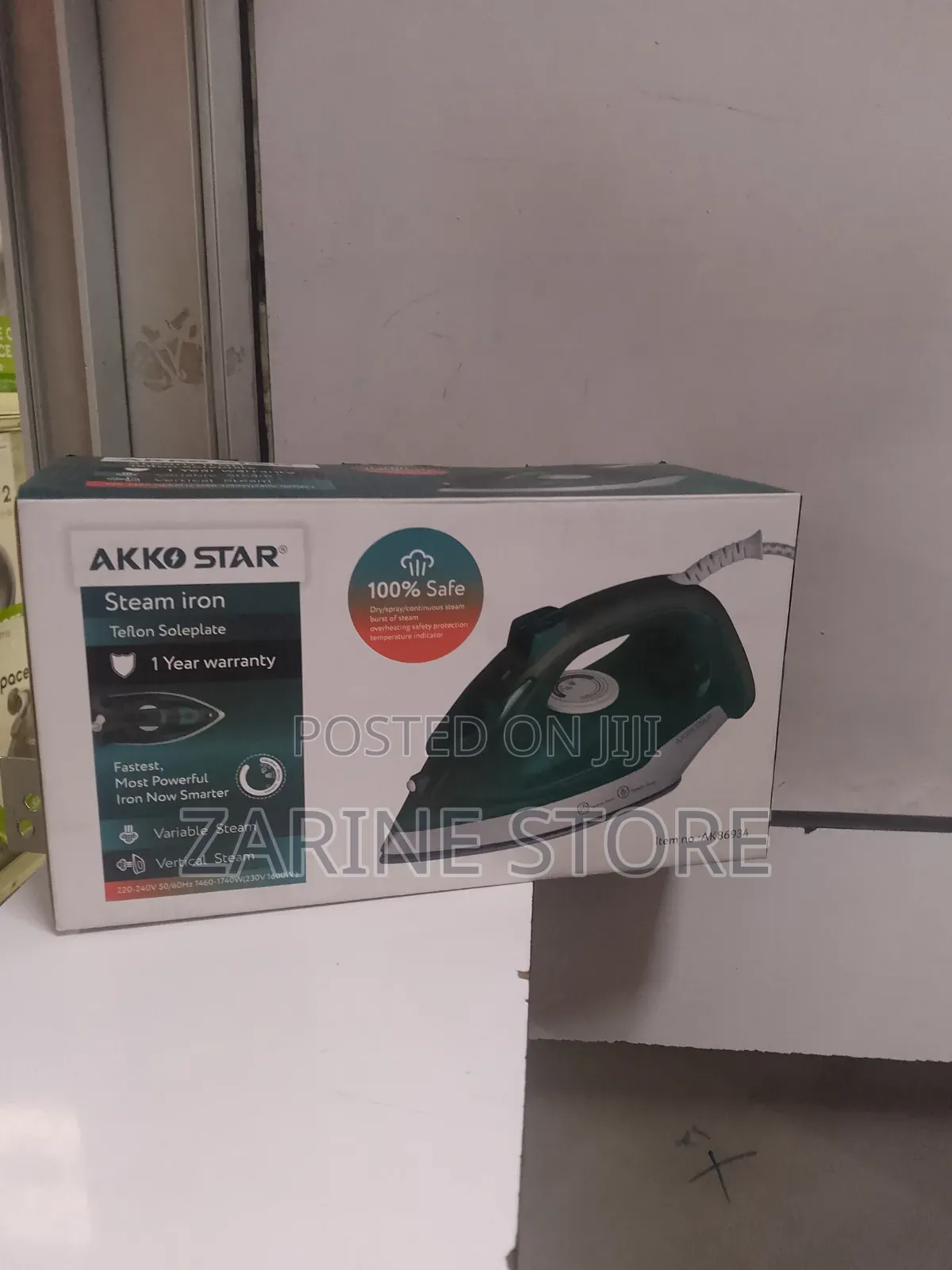 Steam Akko Star Iron Box 1 Year Warranty