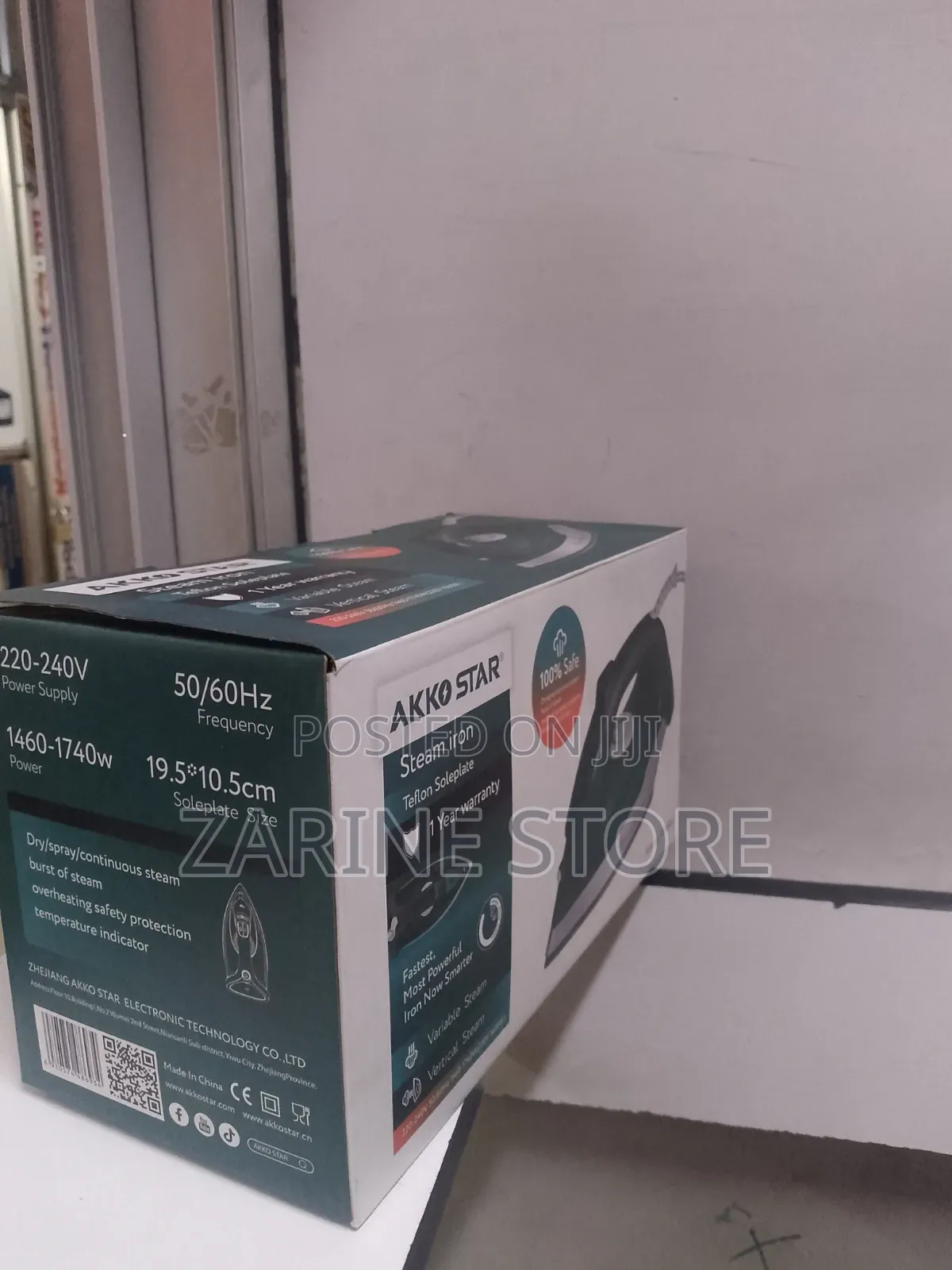 Steam Akko Star Iron Box 1 Year Warranty