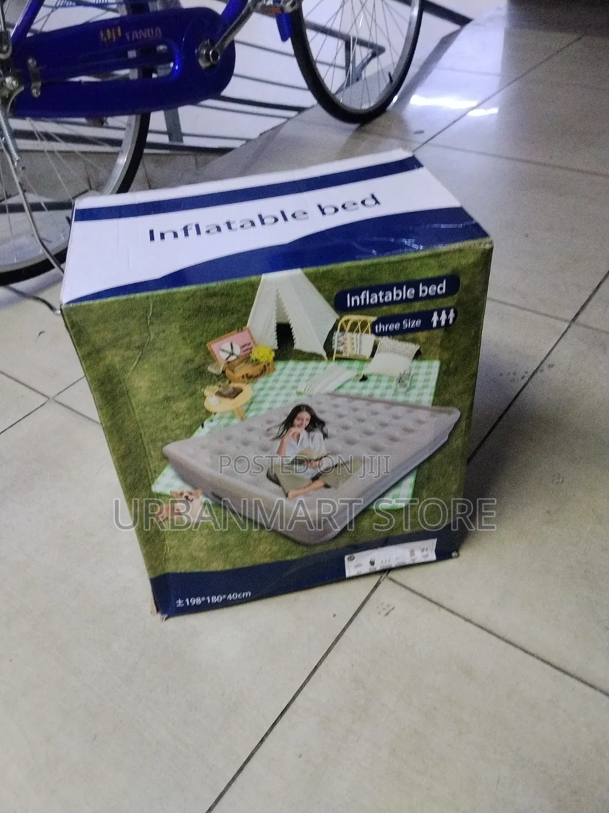 Queen Size Inflatable Airbed With Built in Pump