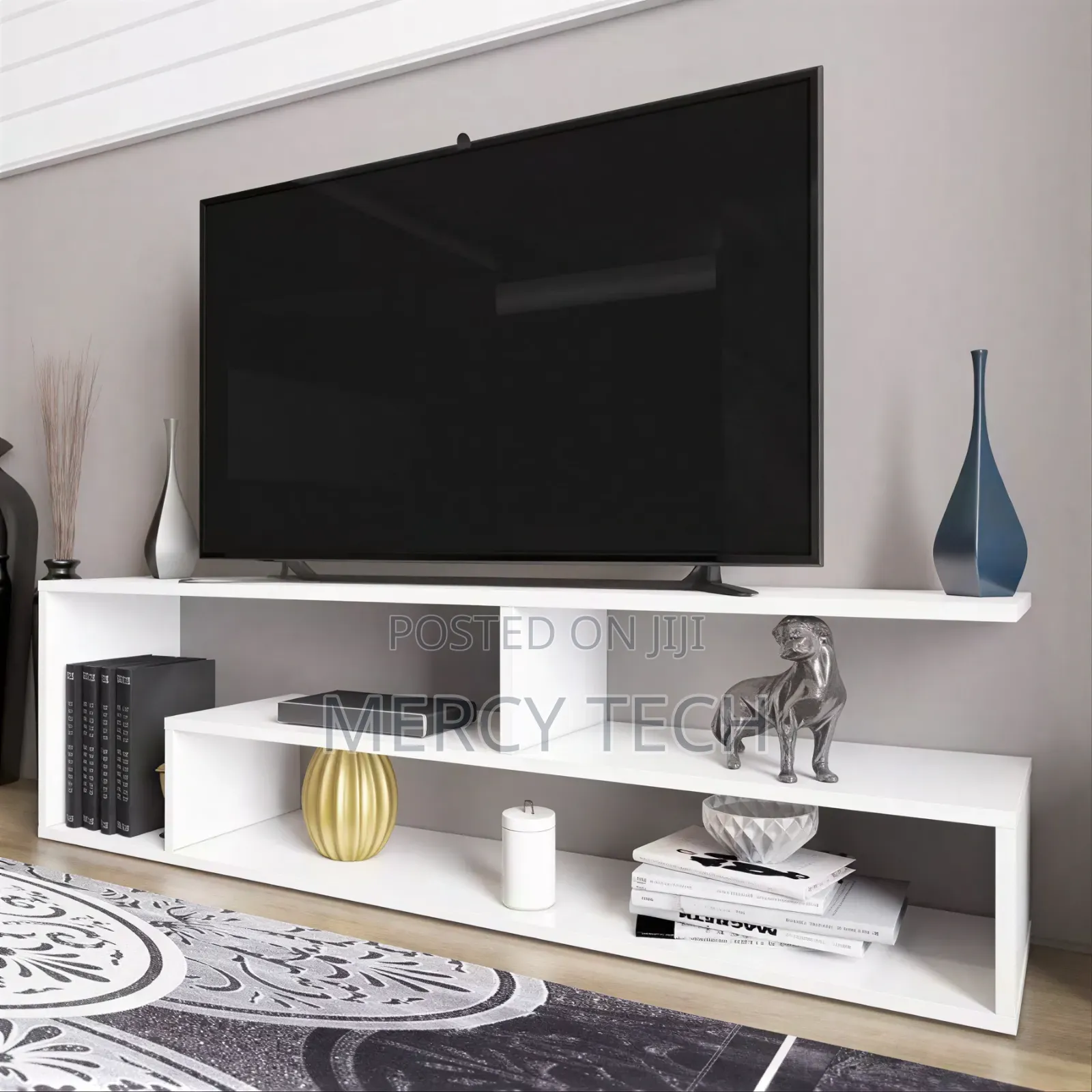 Mexico Modern TV Stand (Black/White/Brown/Grey)