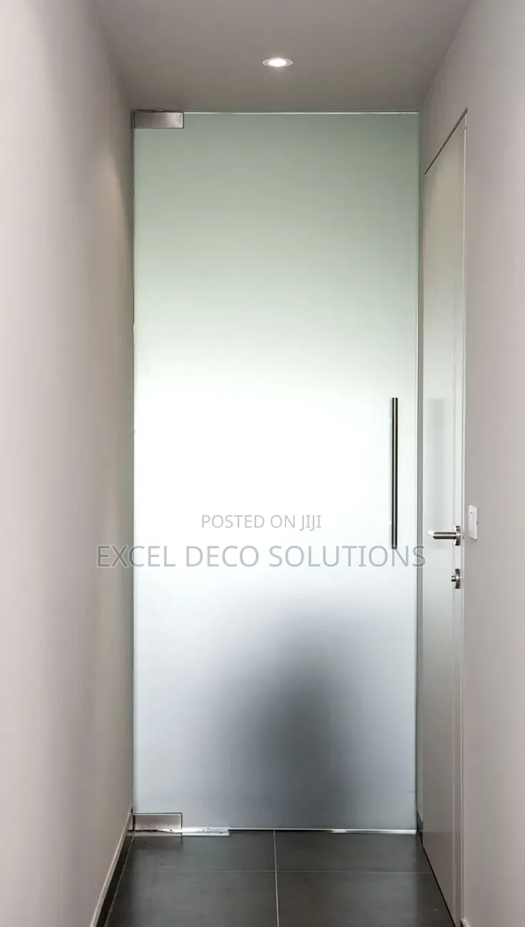 Frosted Privacy Film for Clean Modern Glass Finish
