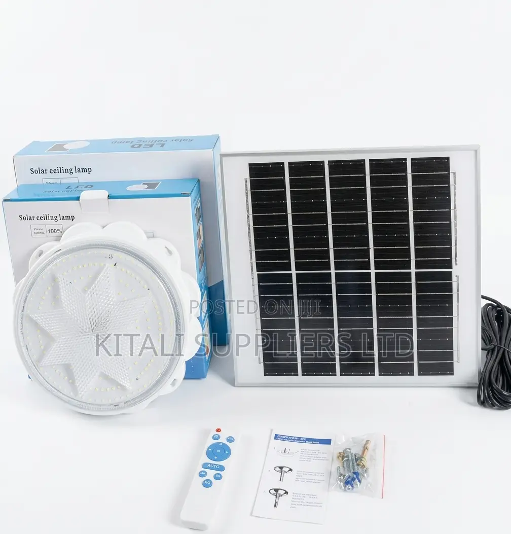300W Solar LED Ceiling Light Kit