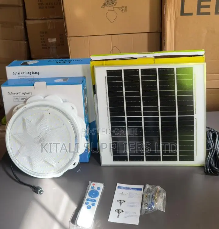 300W Solar LED Ceiling Light Kit