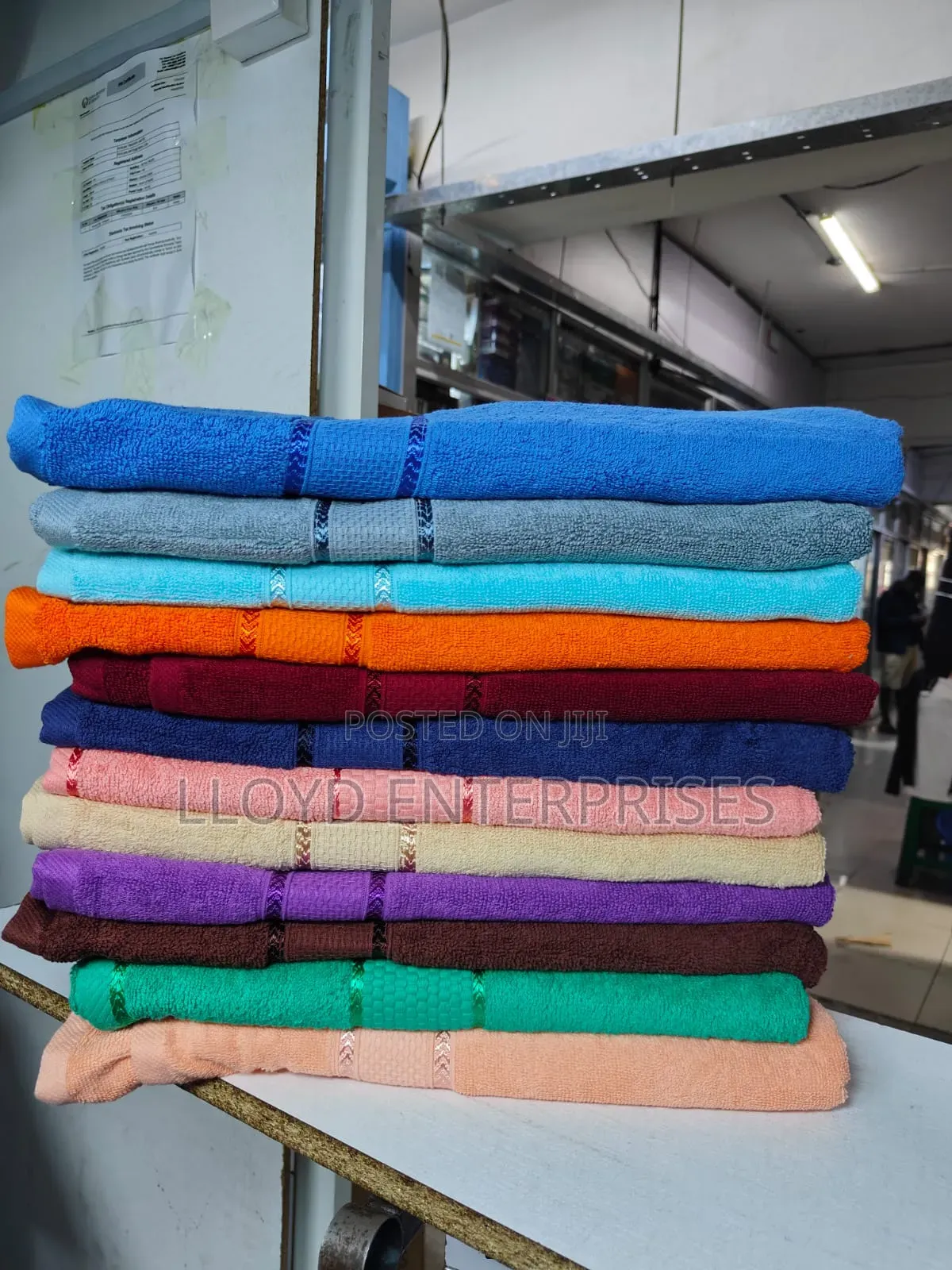 *Coloured Luxury Towels*