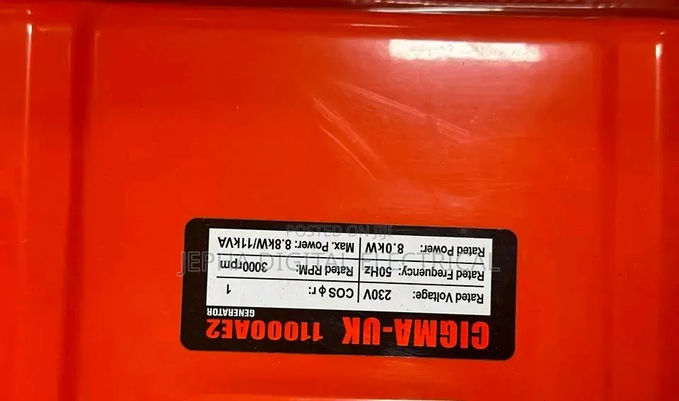 Powerful Cigma Uk Gasoline Generator
