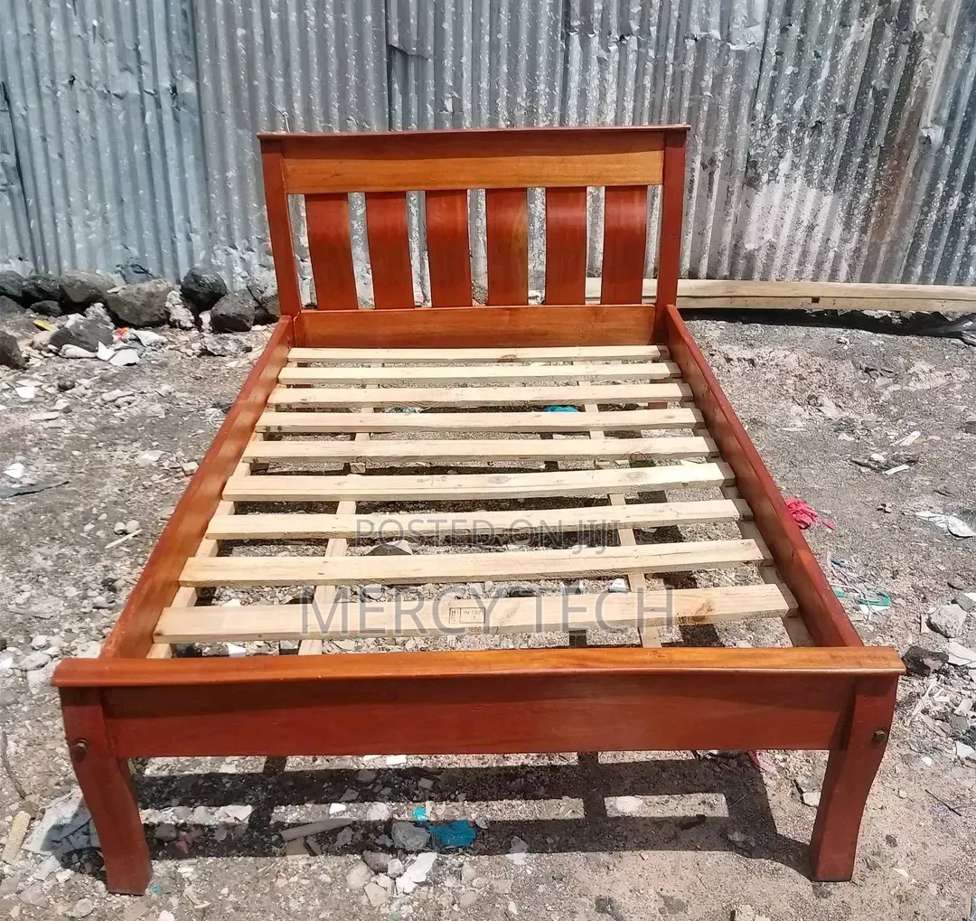 Pure Wooden Complete Bed (3x6)