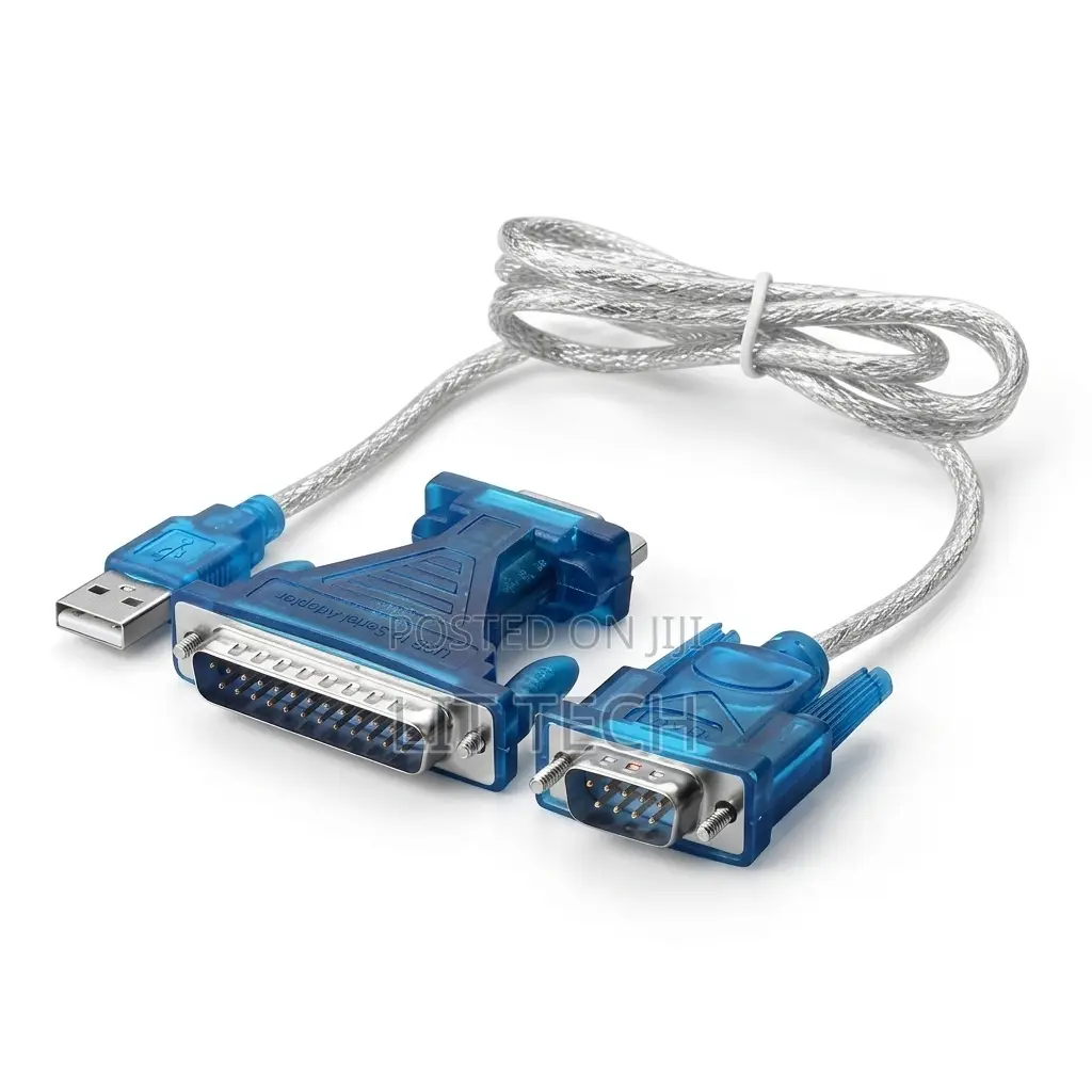 USB 2.0 to RS232 Adapter DB9/DB25 - Plug-and-Play Serial Connection