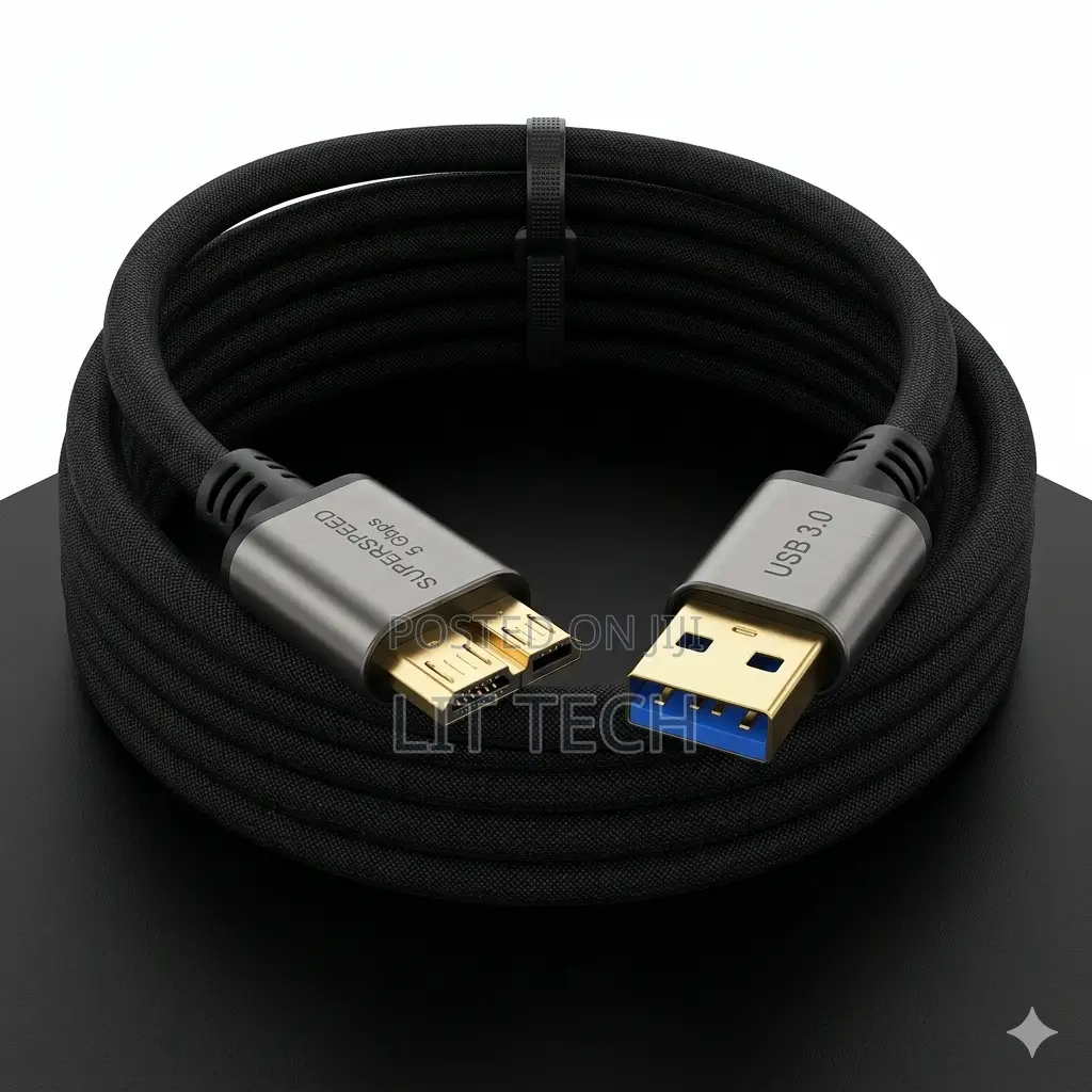 USB 3.0 to Micro-B External Hard Drive Cable (5 GBPS SuperSpeed)