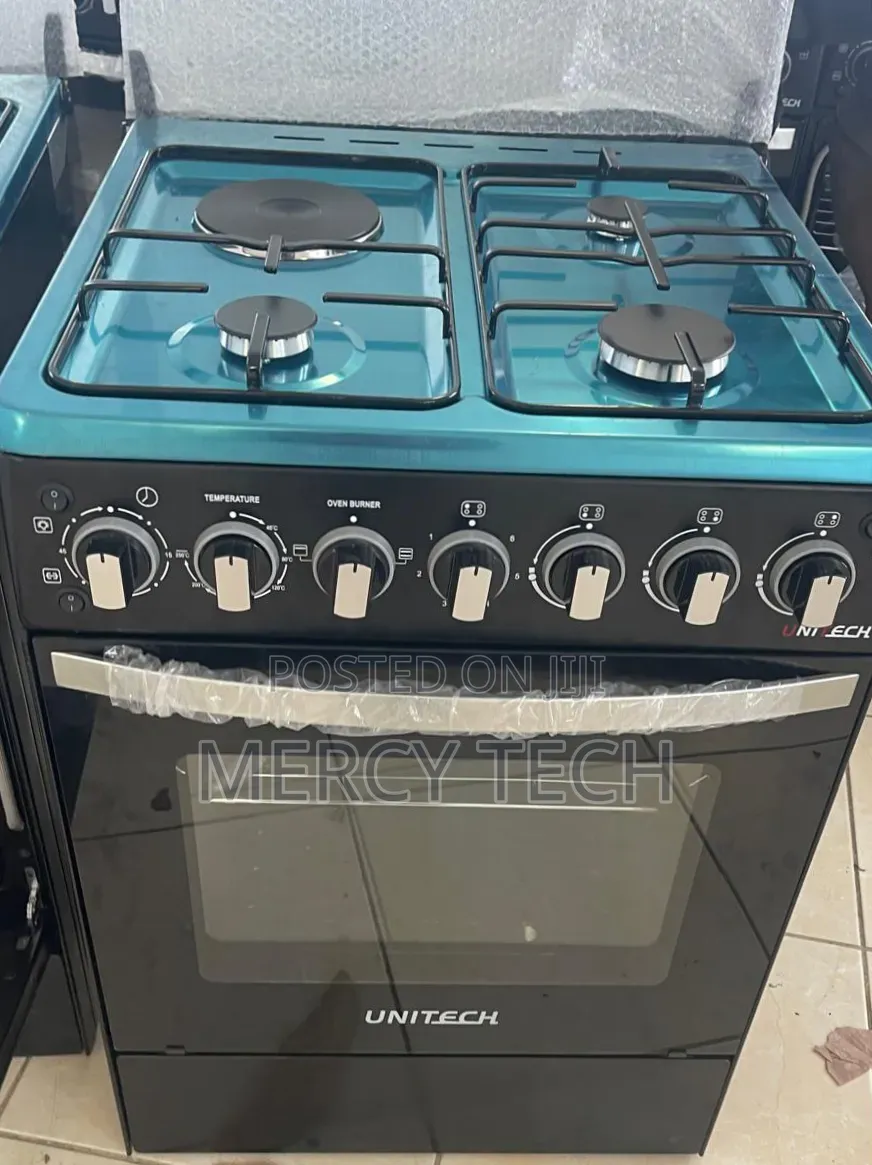 Unitech 60x60 3+1 Standing Cooker + Hotplate
