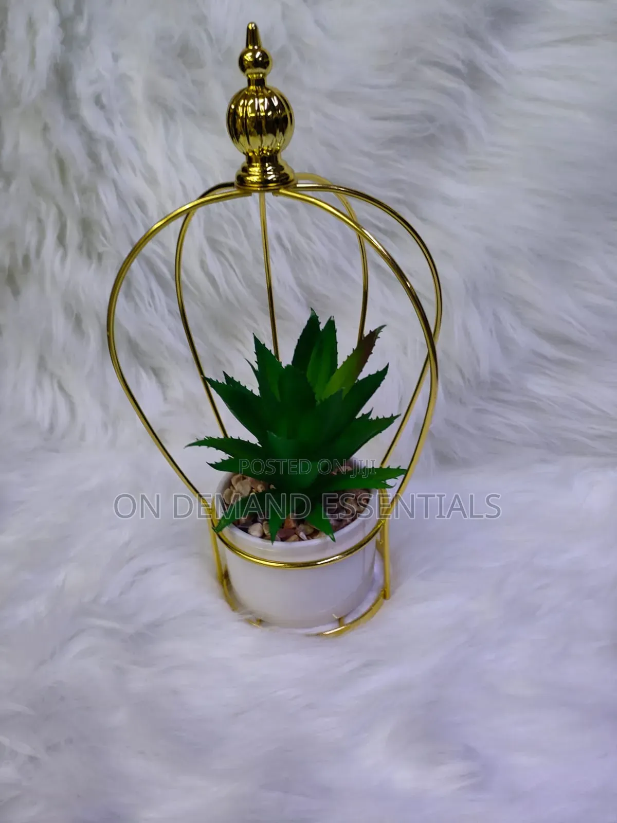 Big Succulent Wire Decor