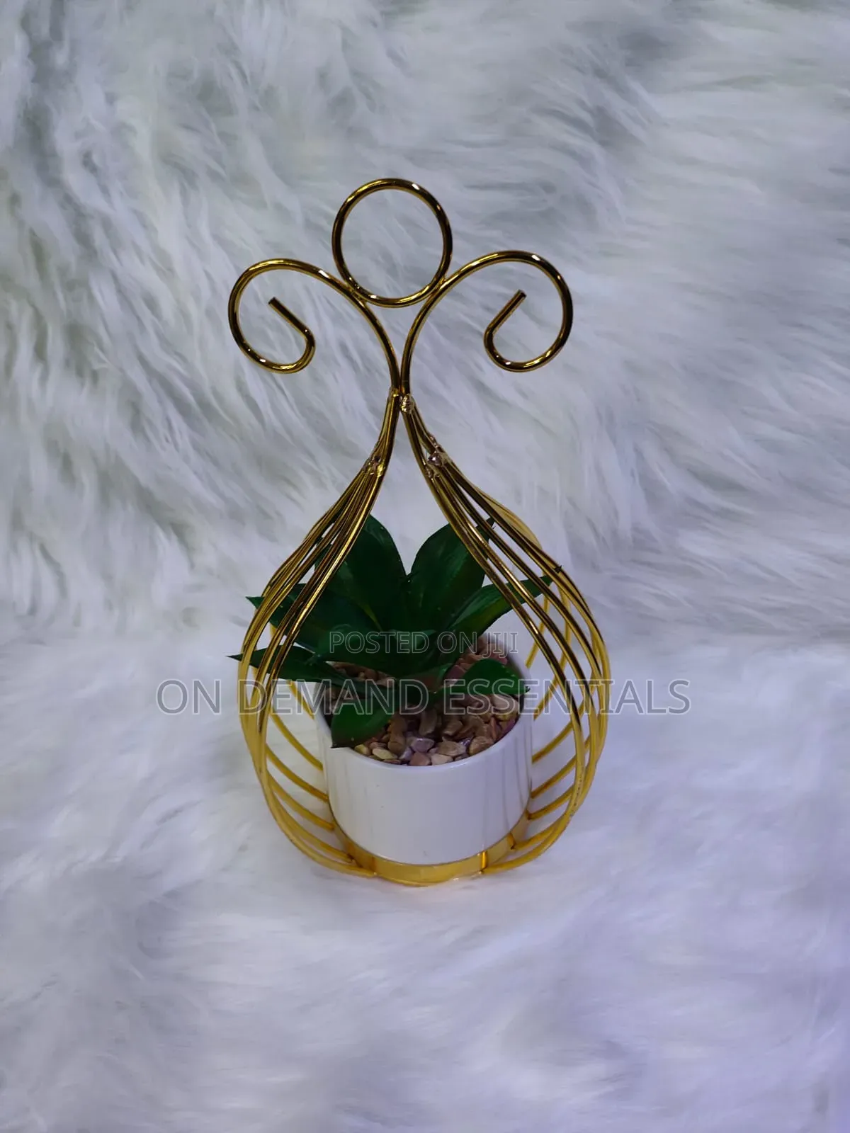 Big Succulent Wire Decor