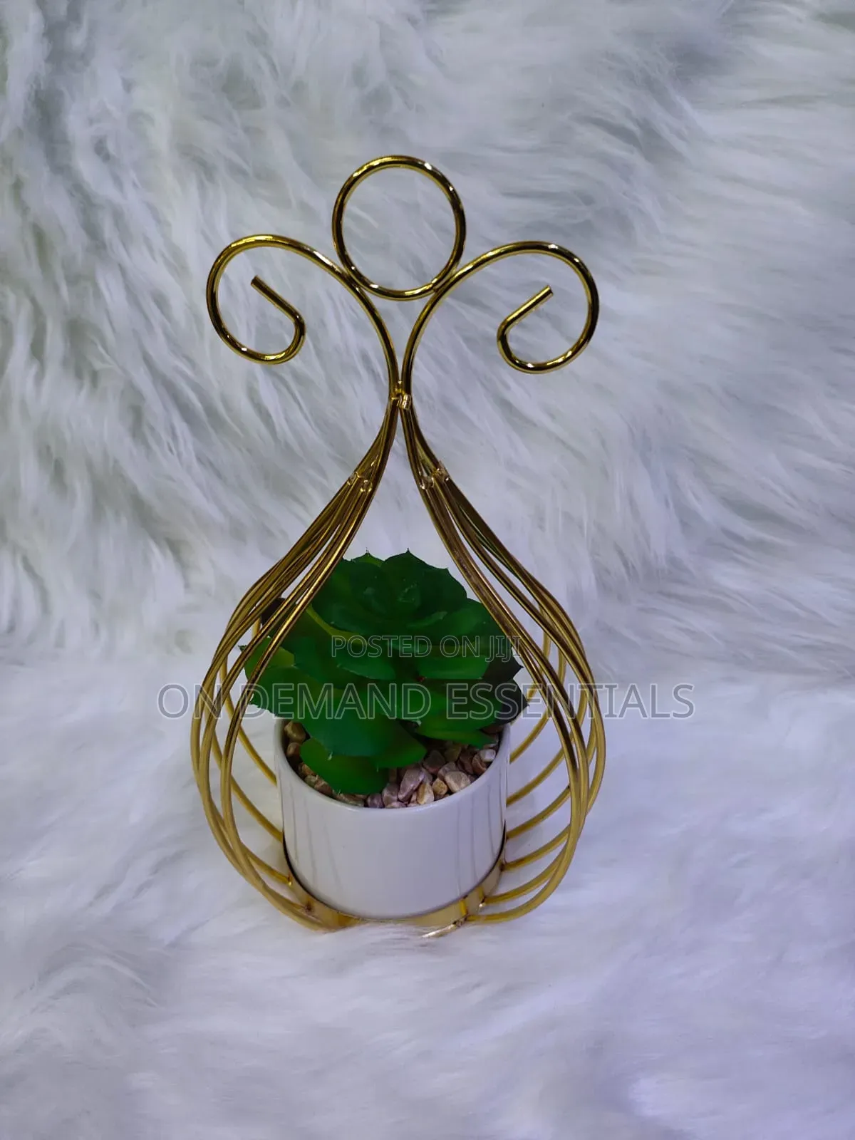 Big Succulent Wire Decor