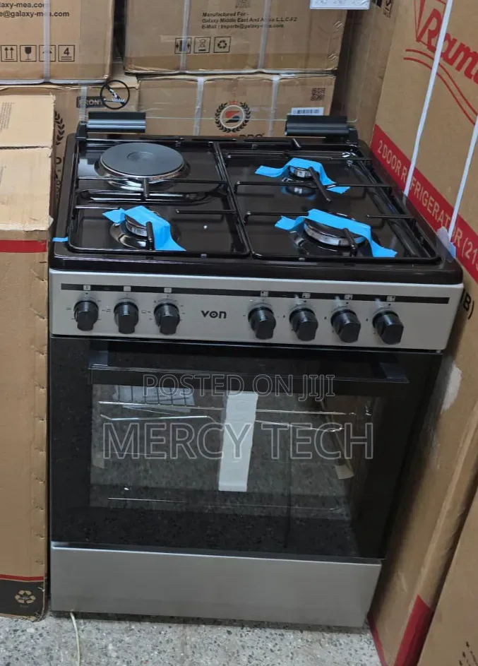 VON 60x60 (3 Gas + 1 Electric) Cooker