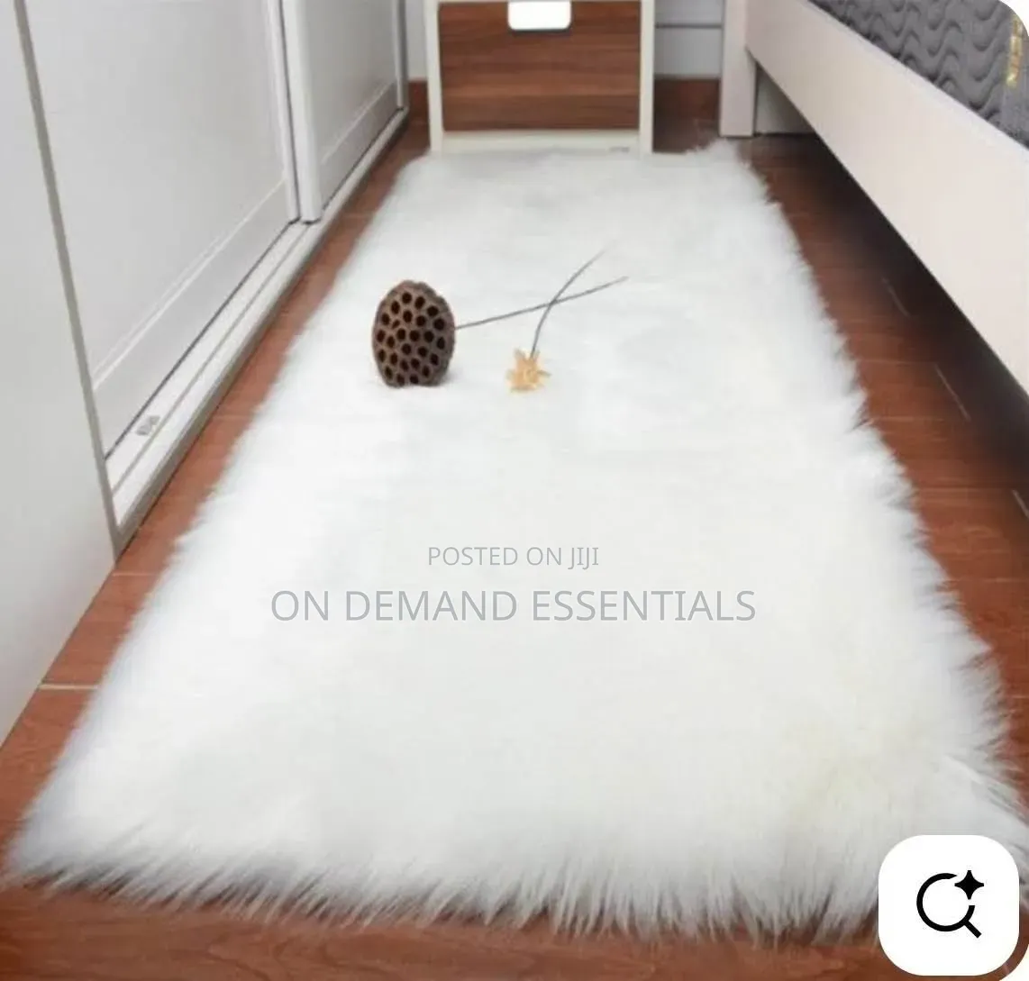 Faux Fur Bedside Mat 
Size 50*180