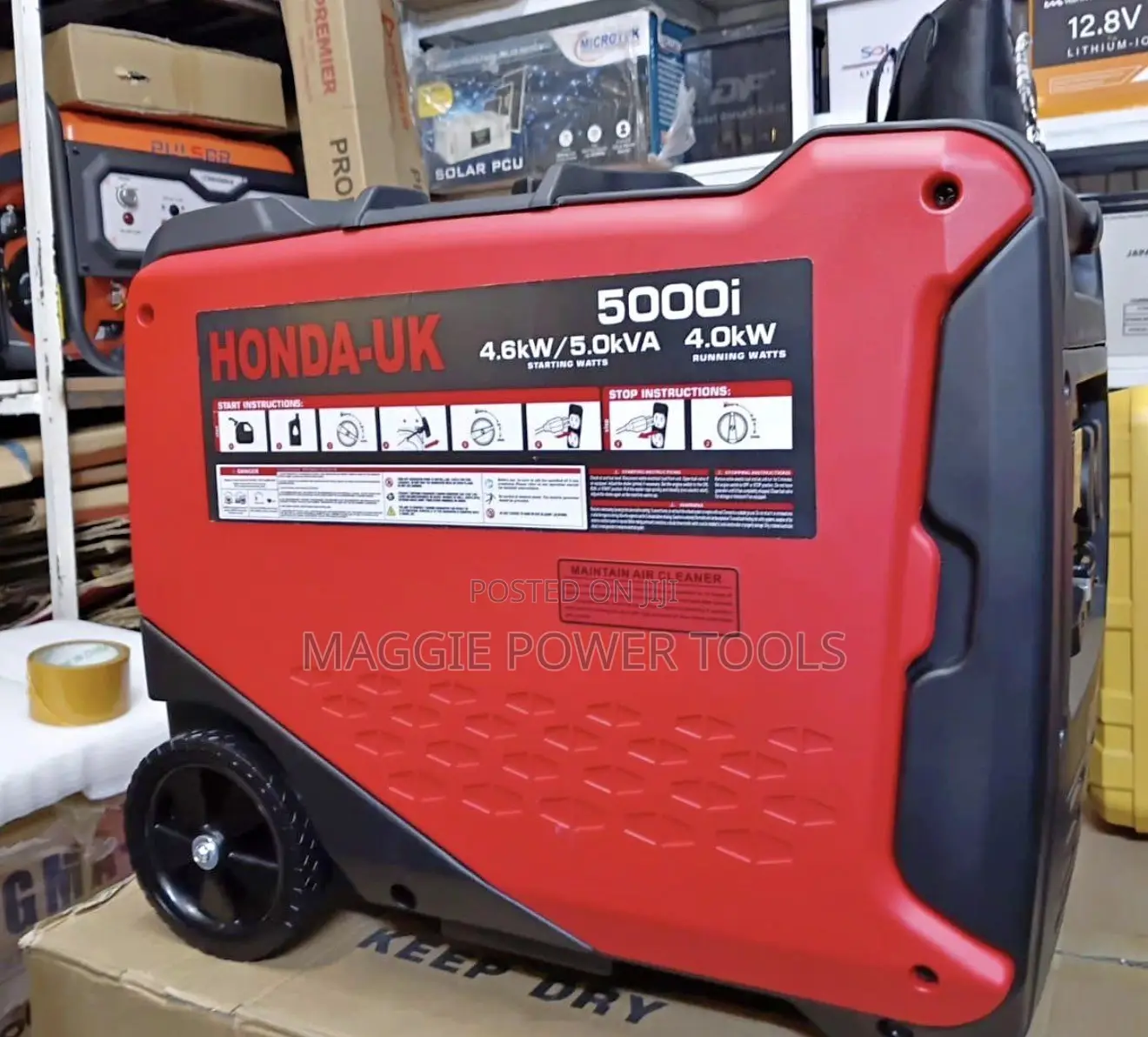 Honda-Uk 5000i 4kw - 5kva Silent Inverter Generator