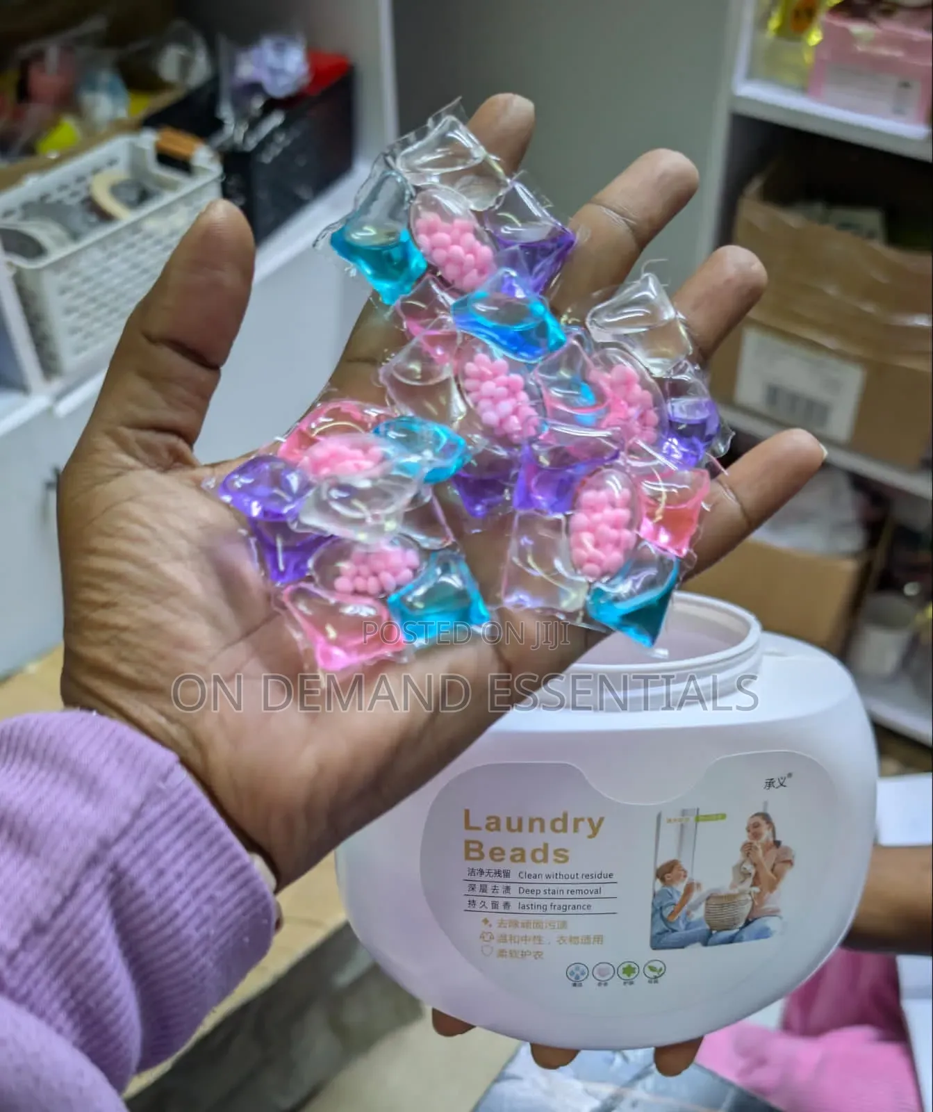 5-in-1 Laundry Pods + Laundry Beads (51 Pcs)