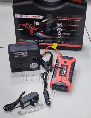 12v Multi Function Portable Jump Starter and Tire Inflator 600A