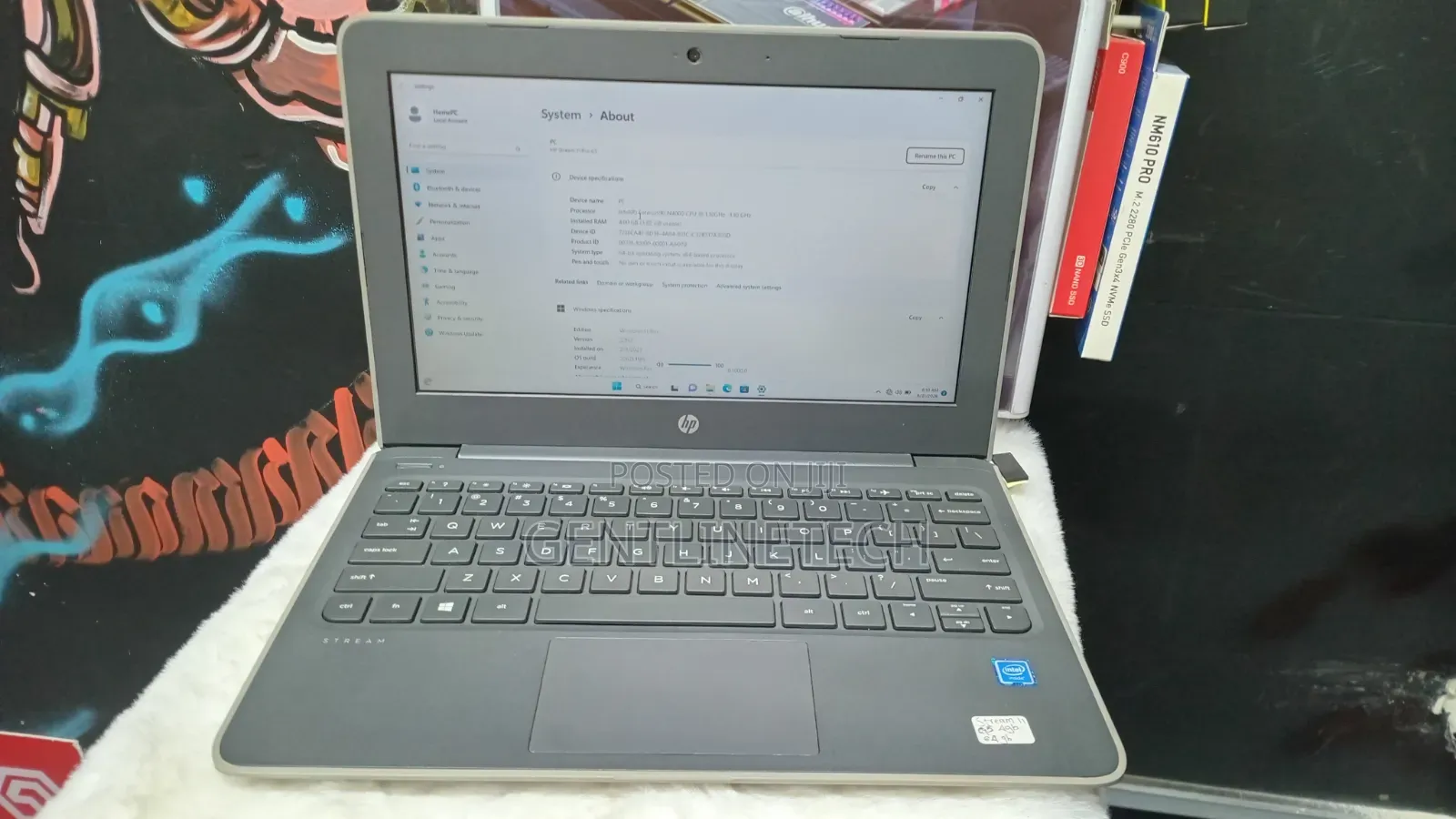 Laptop HP Stream 11 4GB Intel Celeron SSD 60GB