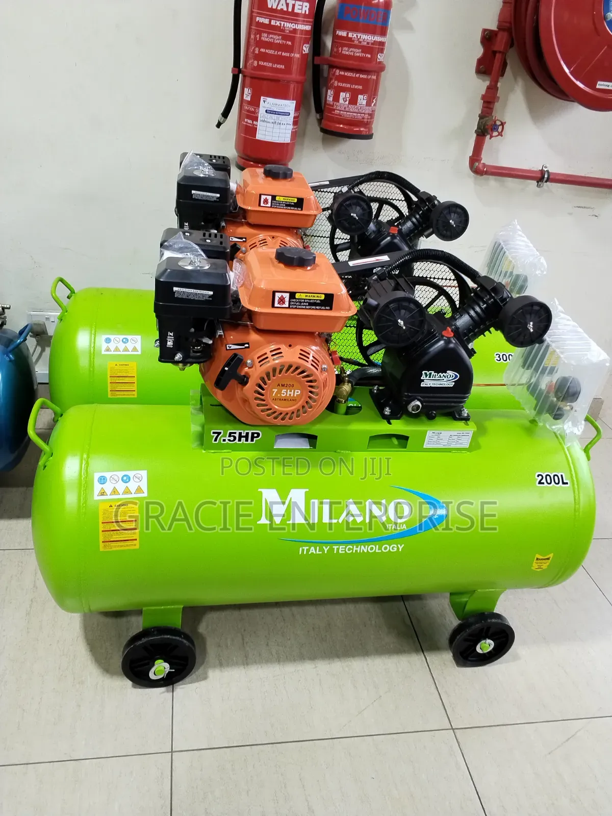 Milano 200L Petrol Air Compressor