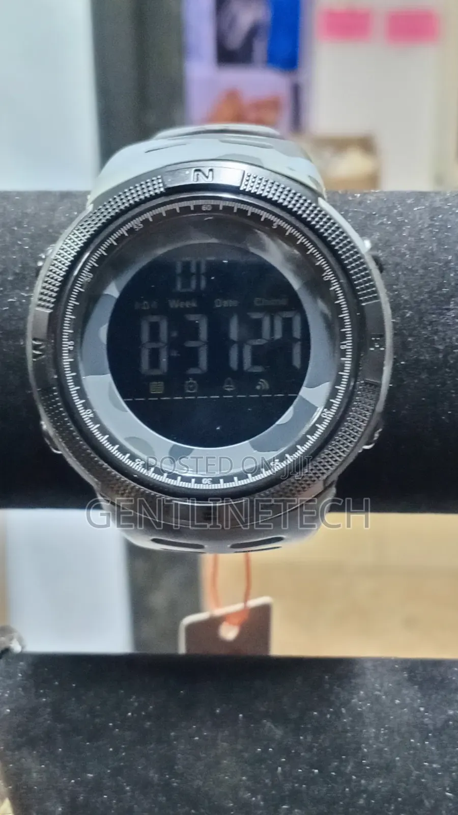 Gray Camouflage Men's Watch