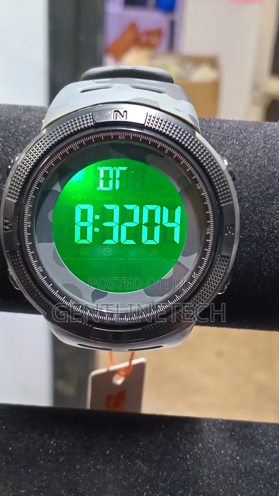 Gray Camouflage Men's Watch