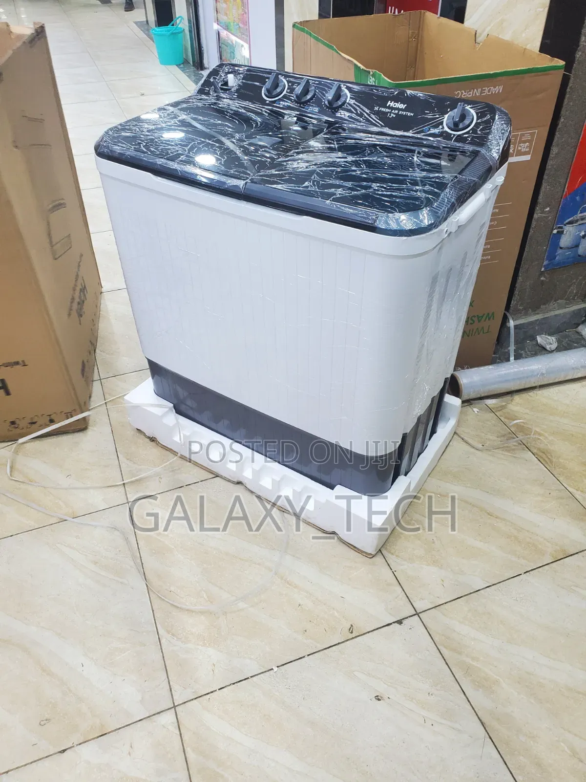 Haier 13KG Twin Tub Semi-Auto - HTW130-M1217 Washing Machine