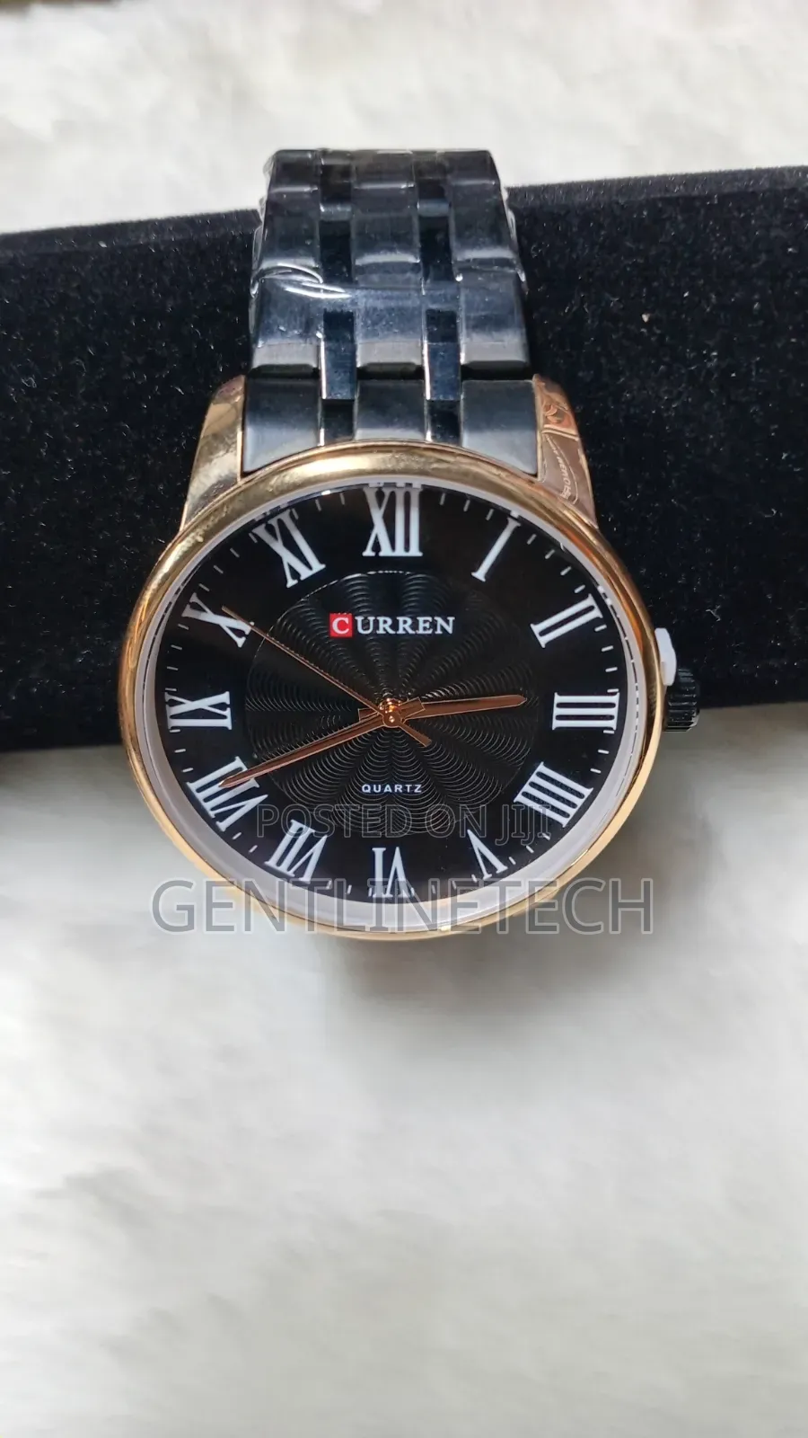Curren Black and Gold Unisex Watch