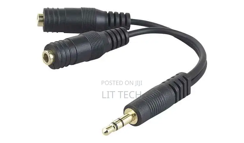 3.5mm Audio Splitter Combo Jack to Female Microphone and Headphone