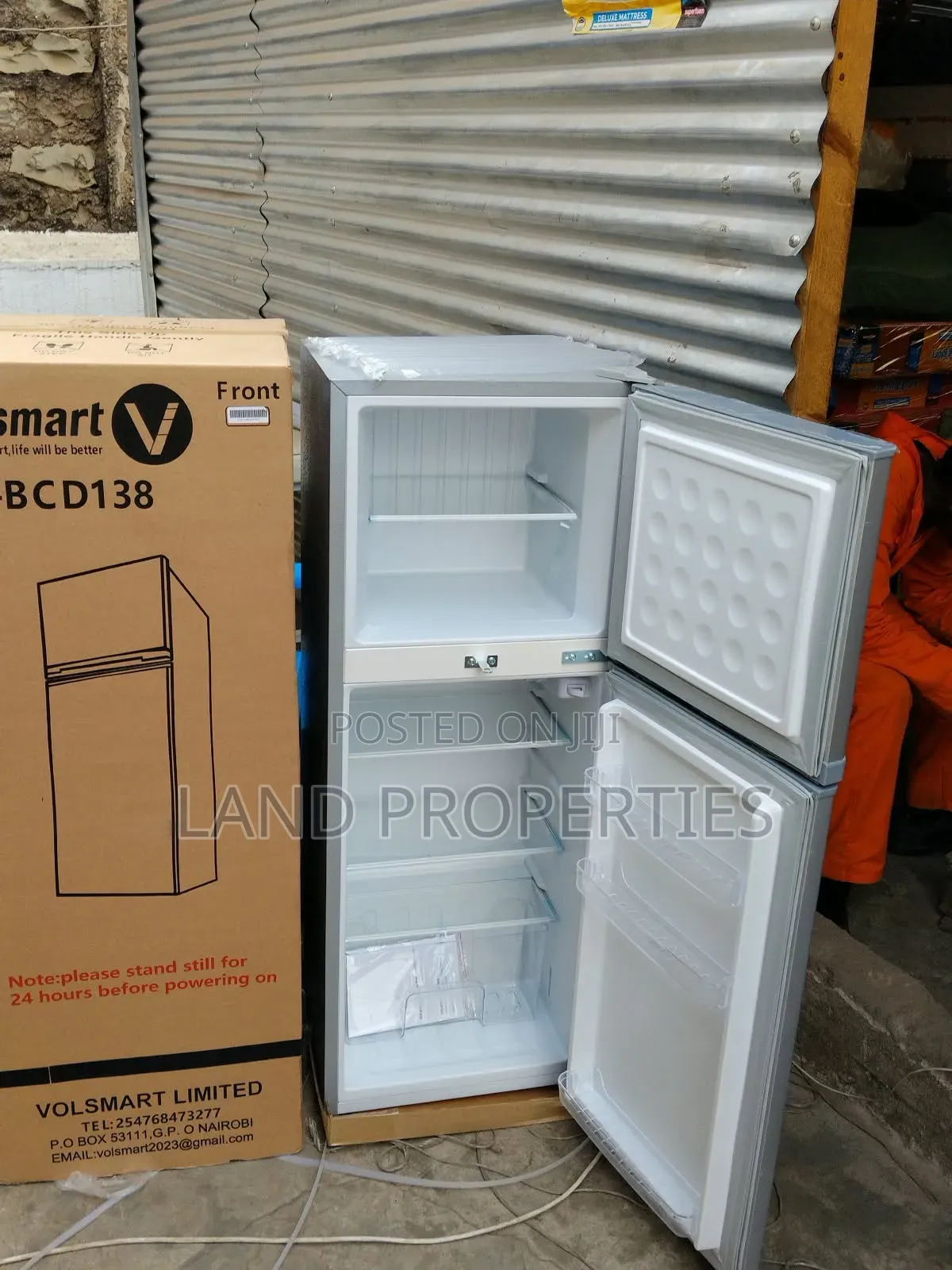 Volsmart 138L Double Door Fridge | Energy Saving & Spacious