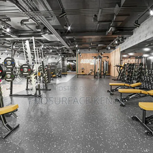 Rubber Fitness Gym Mat – Durable Gym Floor Protection