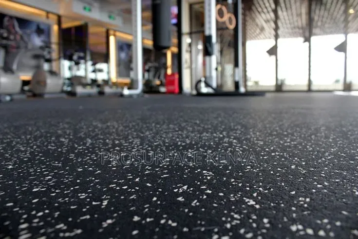 Rubber Fitness Gym Mat – Comfortable Workout Surface
