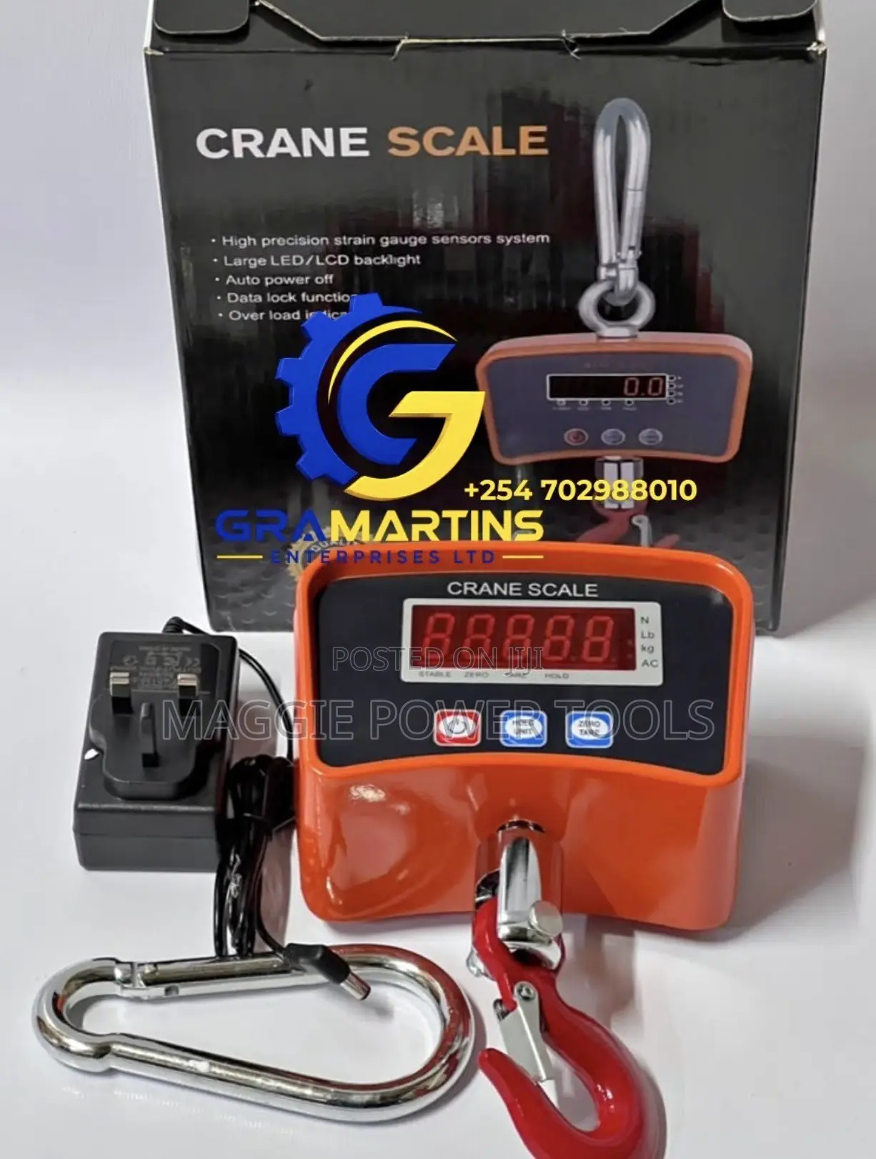 Heavy-Duty Digital Crane Scale 500kgs/Hanging Weighing Scale 500kg